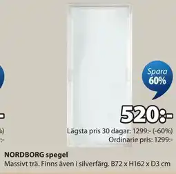 JYSK NORDBORG spegel erbjuda