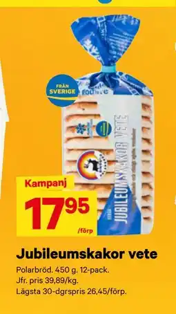 City Gross Jubileumskakor vete erbjuda