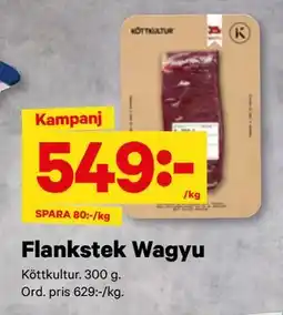 City Gross Flankstek Wagyu erbjuda