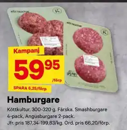 City Gross Hamburgare erbjuda