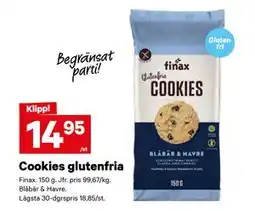 City Gross Cookies glutenfria erbjuda