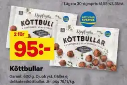 City Gross Köttbullar erbjuda