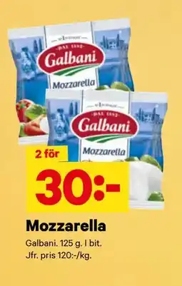 City Gross Mozzarella erbjuda