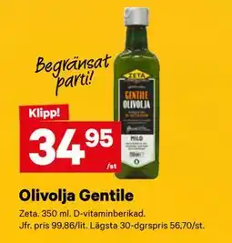City Gross Olivolja Gentile erbjuda