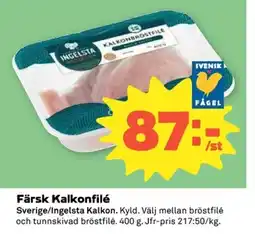 Coop INGELSTA KALKON Färsk kalkonfilé erbjuda