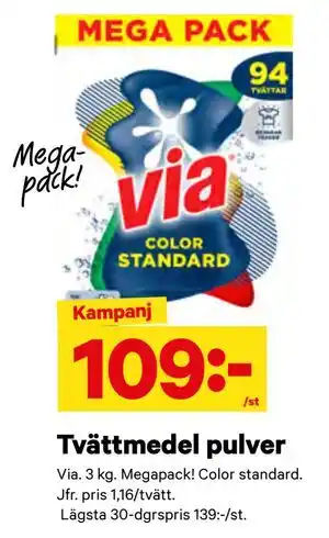 Tvättmedel pulver