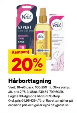 City Gross Hårborttagning erbjuda