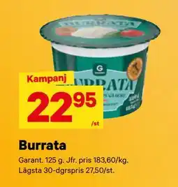 City Gross Burrata erbjuda