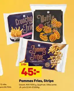 City Gross Pommes Fries, Strips erbjuda