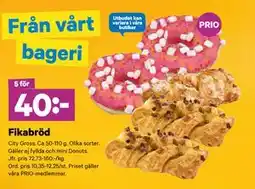 City Gross Fikabröd, Pris i appen erbjuda