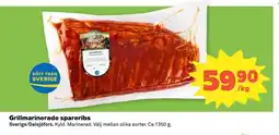 Coop DALSJÖFORS Grillmarinerade spareribs erbjuda