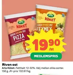Coop ARLA Riven ost erbjuda