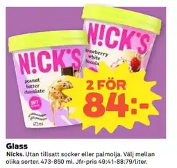 Coop NICKS Glass erbjuda