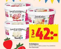 ICA Kvantum SIA GLASS Gräddglass erbjuda