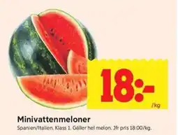 ICA Kvantum Minivattenmeloner erbjuda