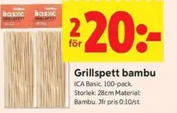 ICA Kvantum ICA Grillspett bambu erbjuda