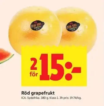 ICA Kvantum ICA Röd grapefrukt erbjuda