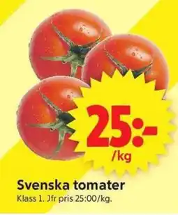 ICA Supermarket Svenska tomater erbjuda