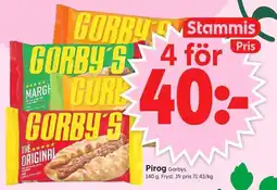 ICA Supermarket GORBYS Pirog erbjuda