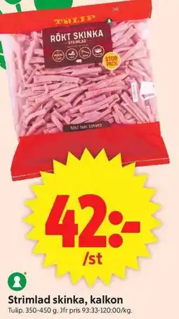 ICA Supermarket TULIP Strimlad skinka, kalkon erbjuda