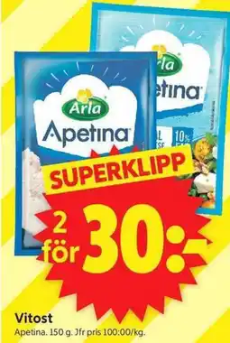 ICA Supermarket APETINA Vitost erbjuda