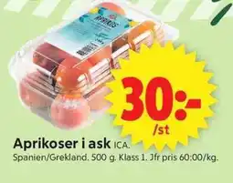ICA Supermarket ICA Aprikoser i ask erbjuda