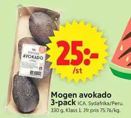 ICA Supermarket ICA Mogen avokado 3-pack erbjuda