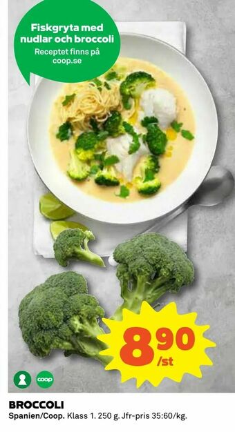 Coop Daglivs Broccoli erbjuda