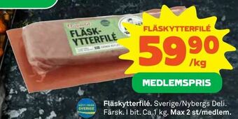 Coop Daglivs Fläskytterfilé erbjuda