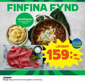 Coop Daglivs Lövbiff erbjuda