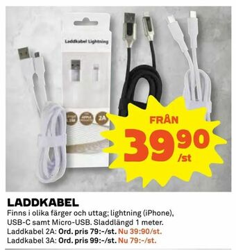 Coop Daglivs Laddkabel erbjuda