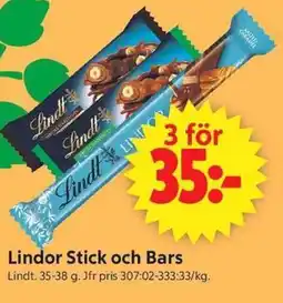 ICA Supermarket LINDT Lindor stick och bars erbjuda