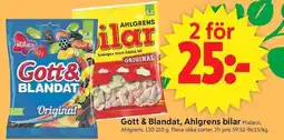 ICA Supermarket MALACO Gott & blandat, ahlgrens bilar erbjuda