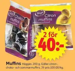 ICA Supermarket HÄGGES Muffins erbjuda