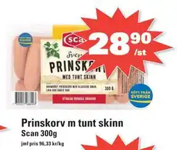 Nära dej Prinskorv m tunt skinn erbjuda