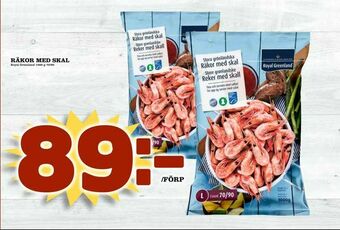 Räkor med skal