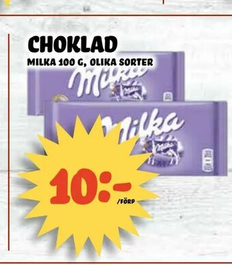 Nelins Choklad erbjuda