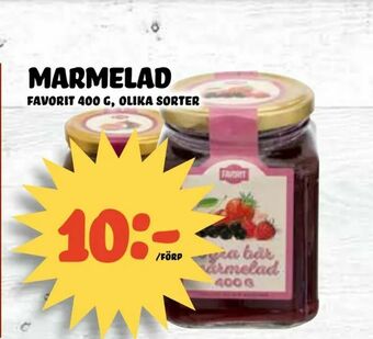 Nelins Marmelad erbjuda
