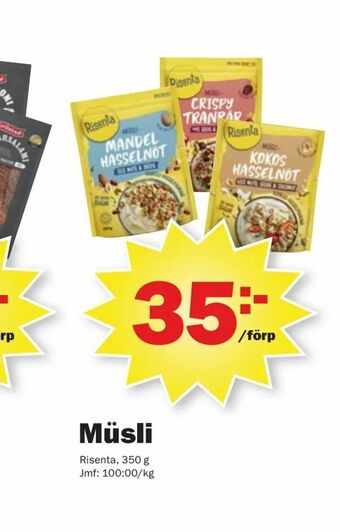 Pekås Müsli erbjuda