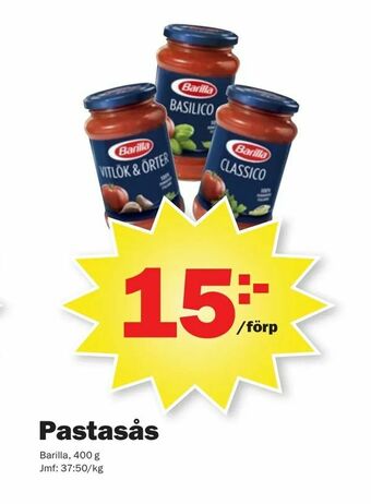 Pekås Pastasås erbjuda
