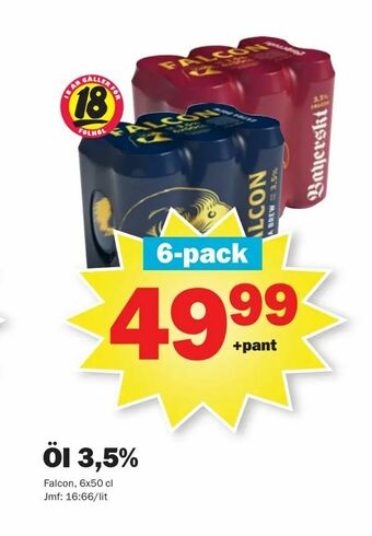 Pekås Öl 3,5% erbjuda
