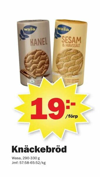 Pekås Knäckebröd erbjuda
