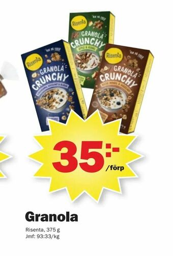 Pekås Granola erbjuda