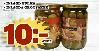 Inlagd gurka • inlagda grönsaker