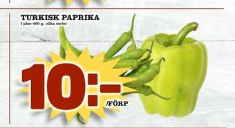 Prisma Mat Turkisk paprika erbjuda