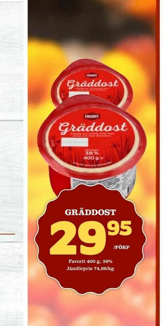 Prisma Mat Gräddost erbjuda