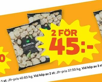 Stora Coop Blomkål erbjuda