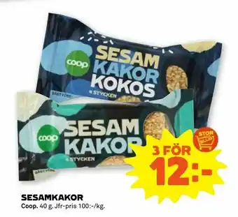 Sesamkakor