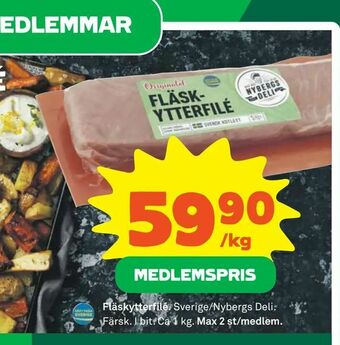 Stora Coop Fläskytterfilé erbjuda