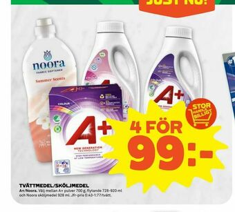 Stora Coop Tvättmedel/sköljmedel erbjuda